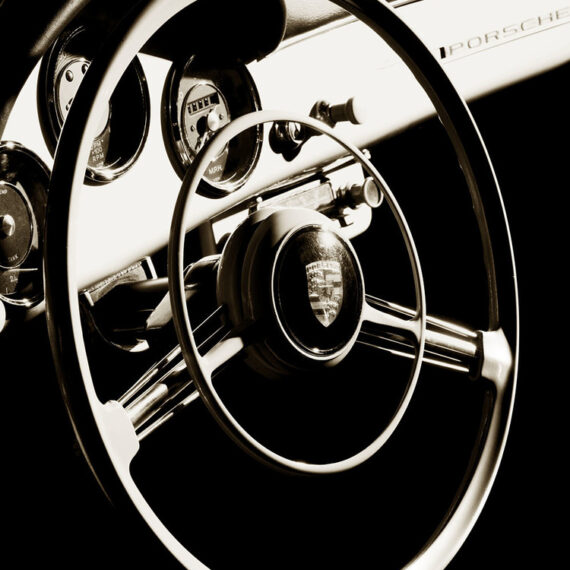 Stuart Redler - Porsche 356 Speedster, 1958 (steering+wheel)